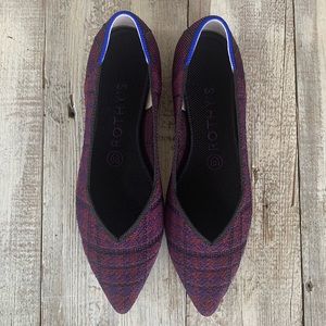 Cranberry Plaid Points